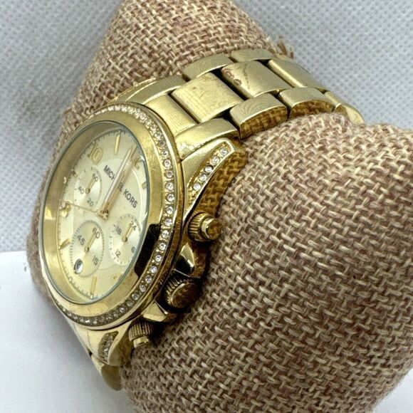 Michael Kors Blair MK5166 Women\'s Gold Stainless Steel Analog Dial Watch JNA590 main image 11